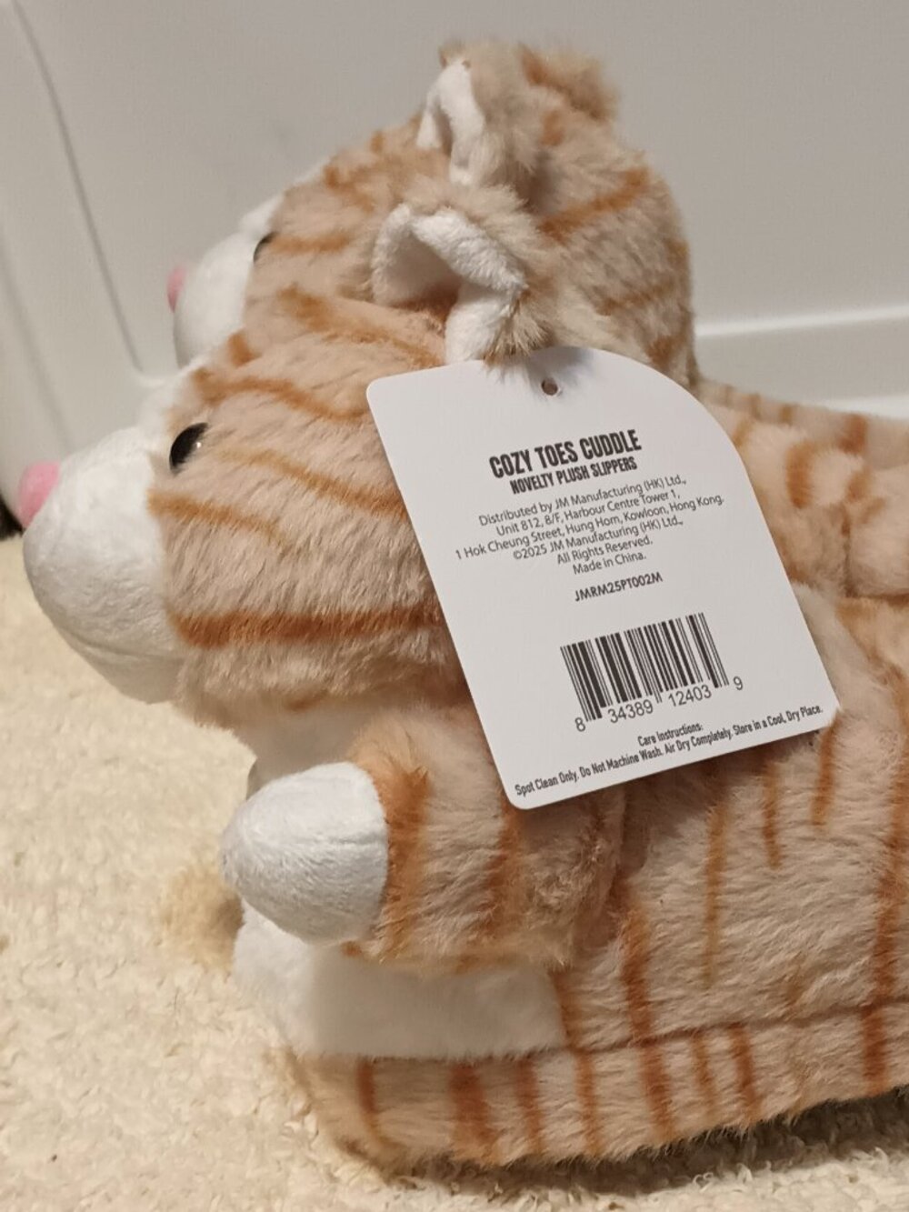 NWT ~ Petco 3-D Cat Fuzzy Slippers for Adults (Size: Medium, 7-8) - Picture 14 of 14